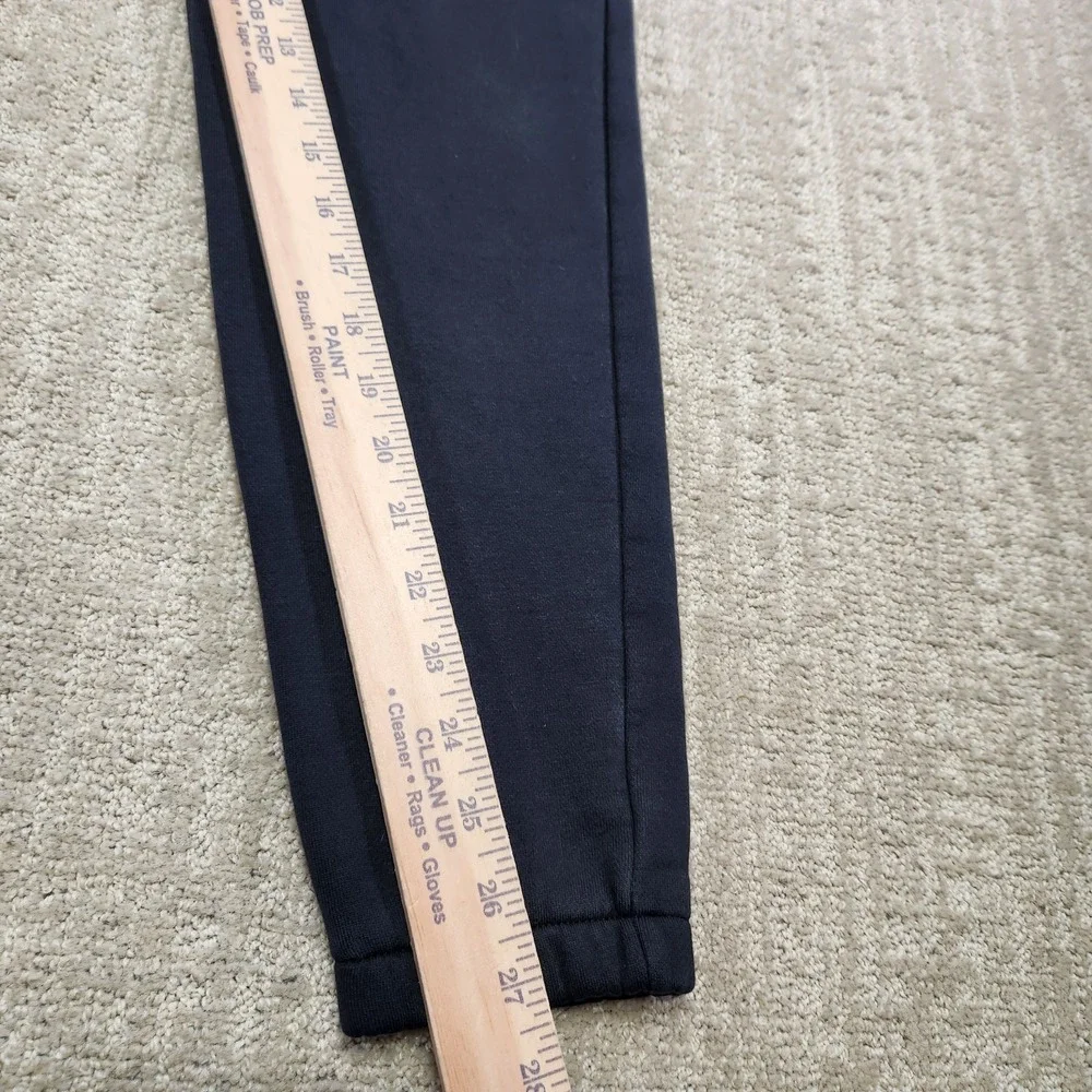 Nike Jordan Pants Men XS Essential Heavy Cotton Fleece Joggers Black Training